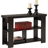 Ameriwood Hollow Core Sofa Table in Black Forest Finish