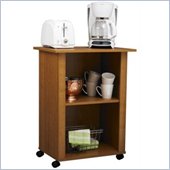 Ameriwood Carina Fixed Shelf Utility Cart