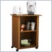 Ameriwood Carina Fixed Shelf Utility Cart