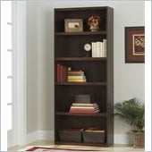 Ameriwood 5 Shelf Wood Bookcase in Resort Cherry