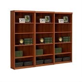 Ameriwood Industries 5 Shelf Standard Wall Bookcase in Expert Plum