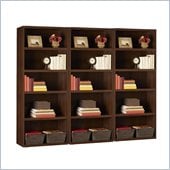 Ameriwood 5 Shelf Wall Bookcase in Resort Cherry