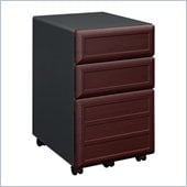 Ameriwood by Dorel Pursuit Vertical File Cabinet in Cherry and Gray