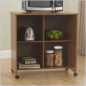 Ameriwood Utility Storage Cart in Bank Alder