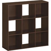 Ameriwood 9 Cube Storage in Resort Cherry