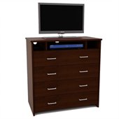 Ameriwood Media Chest in Black Forest