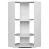 SystemBuild Half Corner Unit in White Aquaseal