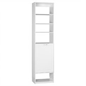 SystemBuild Unit with Hamper in White Aquaseal