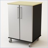 Ameriwood 4 Drawer Cart in Gray