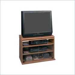Ameriwood Swivel Western Alder Wood 32 Inch TV Stand