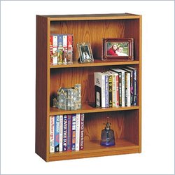 Ameriwood Industries 3 Shelf Standard Wood Bookcase in Manor Oak