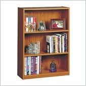 Ameriwood Industries 3 Shelf Standard Wood Bookcase in Manor Oak