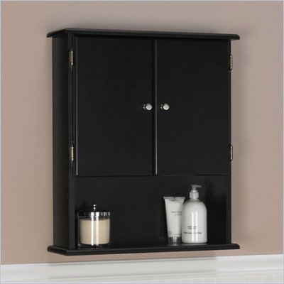 Ameriwood Bathroom Wall Cabinet in Espresso