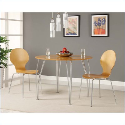 DHP Bentwood Round Dining Table in Natural