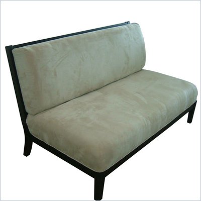 DHP Cambridge Sofa in Espresso and Ivory