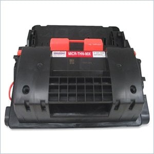 Micromicr MICR Toner Cartridge - Replacement for HP (CE390X) - Black