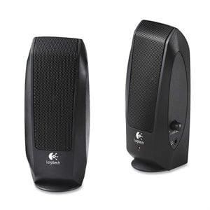 Logitech S-120 2.0 Speaker System - 2.3 W RMS - Black