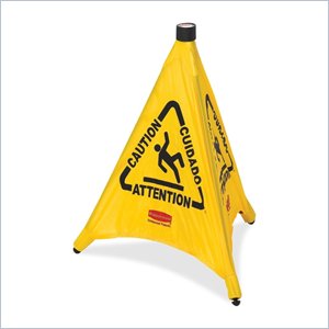 Rubbermaid Multi-Lingual Caution Safety Cone