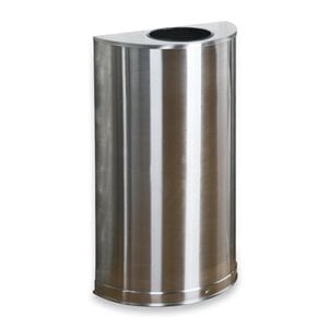 United Receptacle SO12SSSPL Open Top Indoor Waste Receptacle