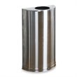 ADD TO YOUR SET: United Receptacle SO12SSSPL Open Top Indoor Waste Receptacle