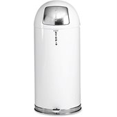 United Receptacle Steel Step-On Dome Receptacle