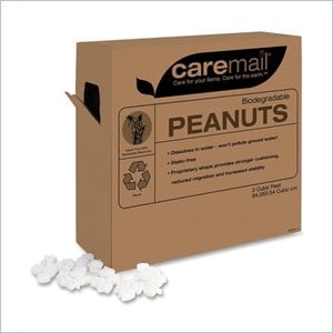 Caremail Biodegradable Peanuts with Dispenser Box