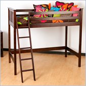 Canwood Base Camp Loft Bunk Bed in Espresso
