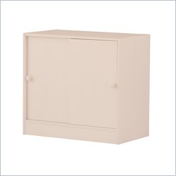 Canwood Whistler Solid Pine Wood 2 Door Cupboard in White