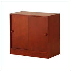Canwood Whistler Solid Pine Wood 2 Door Cupboard in Cherry