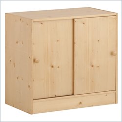 Canwood Whistler Solid Pine Wood 2 Door Cupboard in Natural