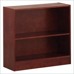Canwood Whistler Solid Pine Wood Junior Loft Bookcase in Cherry