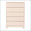 ADD TO YOUR SET: Canwood 5 Drawer Chest in White