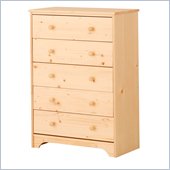 Canwood  5 Drawer Chest in Natural