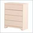 ADD TO YOUR SET: Canwood 4 Drawer Chest in White