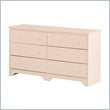 ADD TO YOUR SET: Canwood 6 Drawer Double Dresser in White