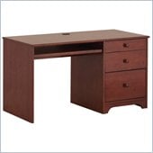 Canwood Single Pedestal Desk in Cherry