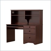 Canwood Desk with Hutch in Espresso
