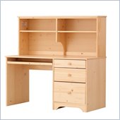Canwood Desk with Hutch in Natural