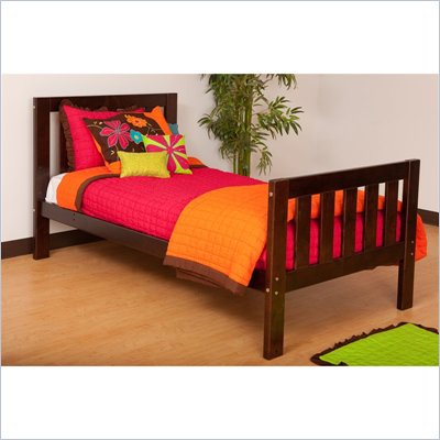 Canwood Alpine II Twin Bed in Espresso