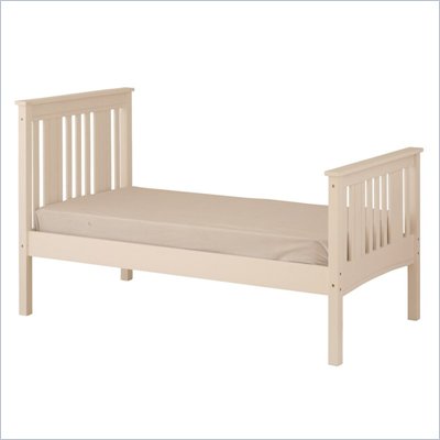 Canwood Base Camp Twin Bed in White
