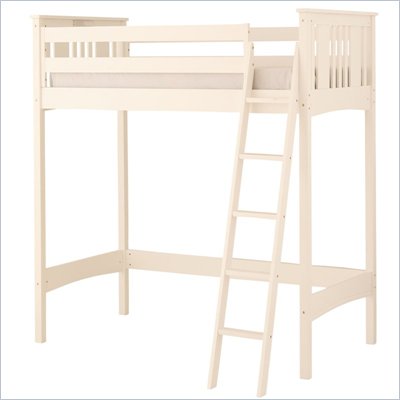 Canwood Base Camp Loft Bunk Bed in White