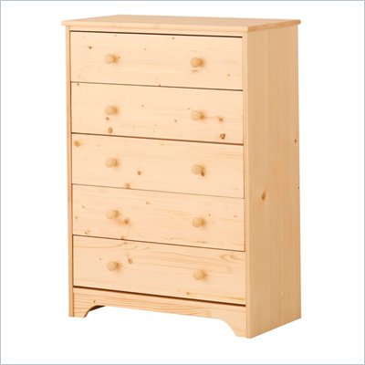 Canwood  5 Drawer Chest in Natural