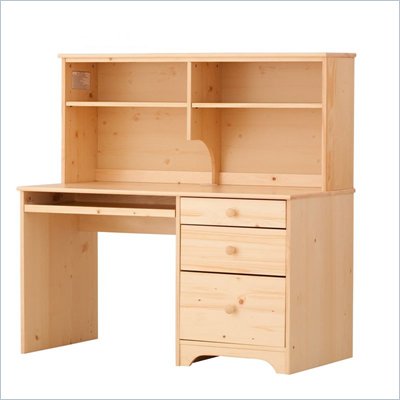 Canwood Desk with Hutch in Natural
