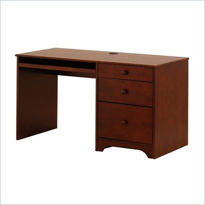 Canwood Single Pedestal Desk in Espresso