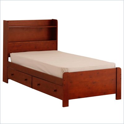 Canwood Mates Twin Bed in Cherry 