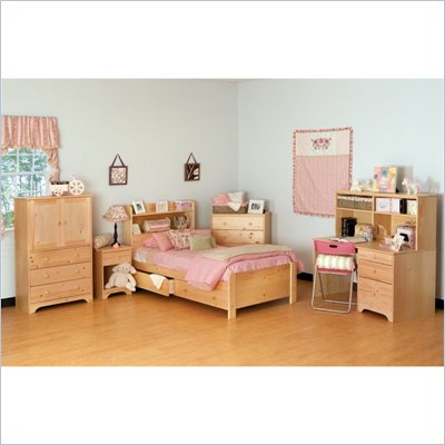 Canwood Mates Twin Bed in Natural