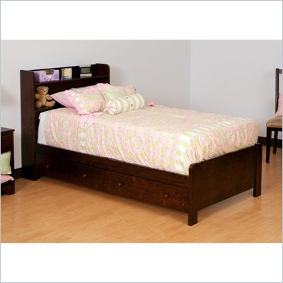 Canwood Mates Twin Bed in Espresso