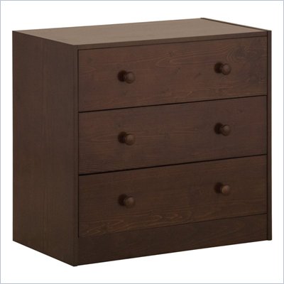 Canwood Whistler 3 Drawer Chest in Espresso