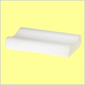 Pair of (2) Personal Size Contour Firm Memory Foam Pillows with Velour Covers
