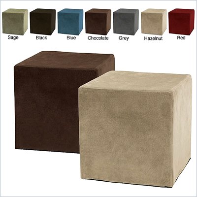 Comfort Magic Deluxe Memory Foam Cube Ottoman